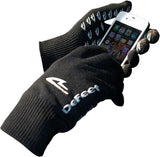 DeFeet, E-Touch Dura Glove Black Md Smart Phone Compatible