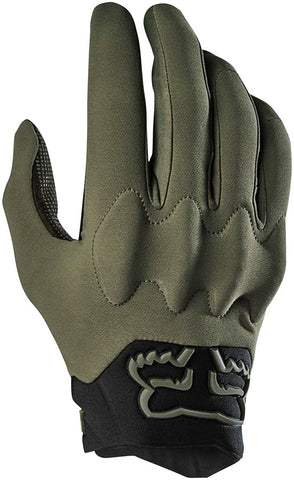 Fox Racing Defend Fire Gloves Olive Green Full Finger