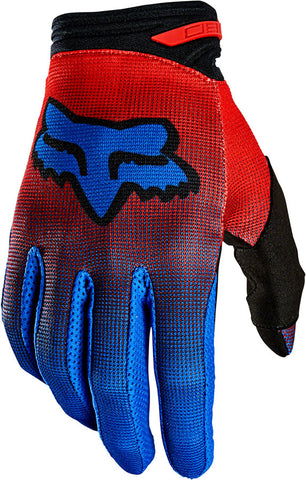 Fox Racing 180 Oktiv Gloves Fluorescent Red Full Finger Men's