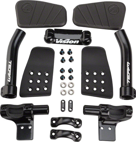 Vision Team Mini Clip On Aero Bars Black