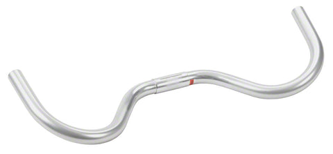 Nitto Moustache Handlebar 26.0mm Bar Clamp 515mm Width Alloy Silver