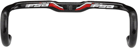 FSA, K-Wing Aero, Road handlebar, 31.8mm, 420mm, Reach:80mm, Drop:125mm, Black