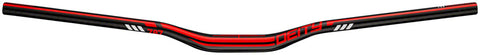 Deity Skyline 787 Handlebar 25mm Rise 787mm Width 31.8 Clamp Black w/ Red