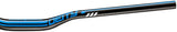 Deity Skyline 787 Handlebar 25mm Rise 787mm Width 31.8 Clamp Black w/ Blue