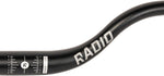 Radio Siren Riser Handlebar 31.8mm clamp 2.5 800mm Black