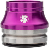 HEADSET SUNDAY INT HIGH 15mm MX 1-1/8 CMPY45d ANO-PU w/CONICAL SPACER