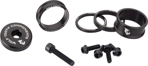 Wolf Tooth BlingKit Headset Spacer Kit 3 510 15mm Black