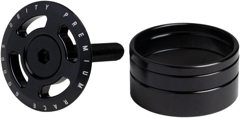 Deity Components Crosshair Headset Cap - Black