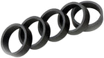 Wheels Manufacturing, Matte Carbon, Headset Spacer, 1-1/8'', Height: 10mm, Carbon, Black, 5pcs