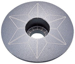 Supacaz Star Capz Anodized Top Cap Gun Metal