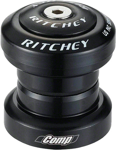 Ritchey Comp Logic 11/8 Threadless Headset EC34/28.6 EC34/30 Black