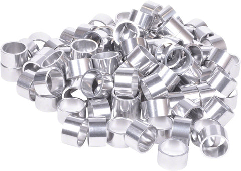 Wheels Manufacturing Bulk Headset Spacers 11/8 x 20mm Silver Bag of 100