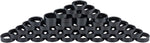 Problem Solvers Headset Stack Spacer 28.6 10mm Aluminum Black Bag of 50