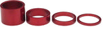 Chris King Headset Spacer Kit Red