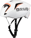 Briko Gass Fluid Helmet White/Orange Fluo