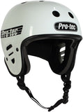 ProTec Full Cut Certified Helmet Gloss White