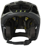 Fox Racing Dropframe Pro Helmet - Black/Gray Small