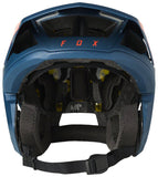 Fox Racing Dropframe Pro Helmet - Blue/Orange Small