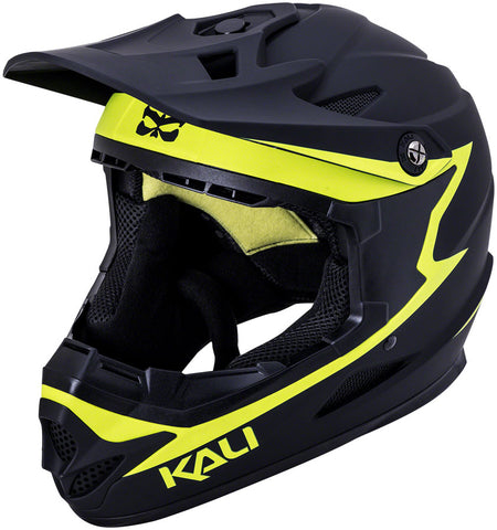 Kali Protectives Zoka Reckoning FullFace Helmet Matte Black/Flouro Yellow X