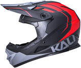 Kali Protectives Zoka Youth FullFace Helmet Black/Red/GRAY Youth