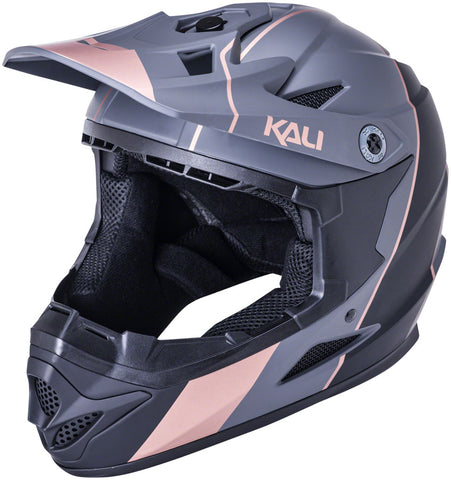 Kali Protectives Zoka Stripe Full-Face Helmet - Matte Black/Bronze X-Large