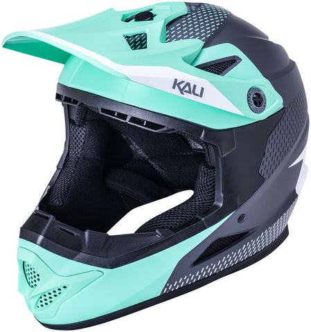 Kali Protectives Zoka Dash Full-Face Helmet - Matte Seafoam/Gray Large