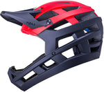 Kali Protectives Invader 2.0 Full-Face Helmet - Solid Matte Black/Red Large/2x-