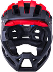 Kali Protectives Invader 2.0 Full-Face Helmet - Solid Matte Black/Red Large/2x-