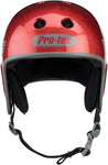 ProTec Full Cut Helmet Red Flake