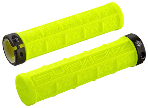 Supacaz Grizips Grips Neon Yellow