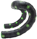 Supacaz Super Sticky Kush Galaxy Bar Tape Neon Green Print with Neon Green