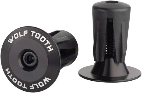 Wolf Tooth Alloy Bar End Plugs - Black