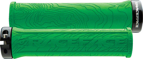 RaceFace Half Nelson Grips Green LockOn