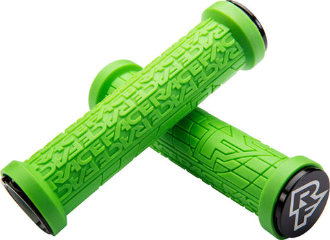 RaceFace Grippler Grips Green LockOn 30mm