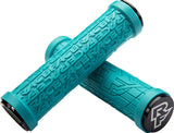 RaceFace Grippler Grips Turquoise LockOn 33mm