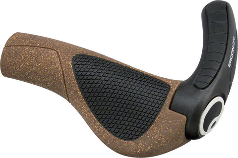 Ergon GP3 BioKork Grips SMall Black/Cork LockOn