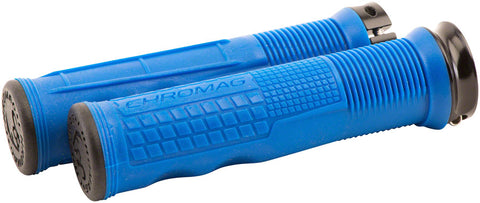 Chromag Format Grips Blue LockOn