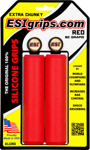 ESI Extra Chunky Grips Red