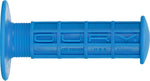 Oury BMX Waffle Grips Blue Flange