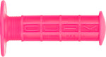 Oury BMX Waffle Grips Neon Pink Flange