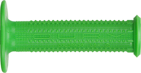 Oury Pyramid BMX Grips Green Flange