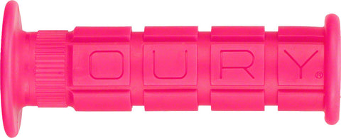 Oury Downhill Grips Neon Pink Flange