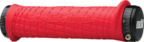 ODI Troy Lee Grips Red LockOn