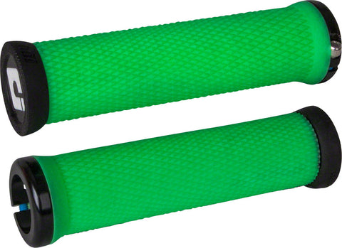 ODI Elite Motion Grips Retro Green LockOn