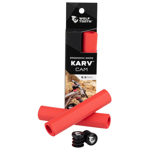 Wolf Tooth Karv Cam Grips Red