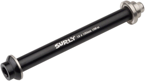 Surly Front ThruA XLe 12x100 mm Stainless Black