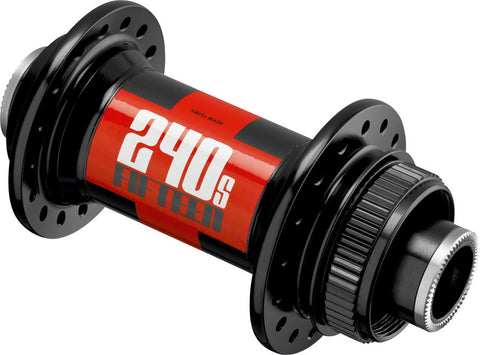 DT Swiss 240s Front Hub 15 x 110mm CenterLock Black/Red 28h