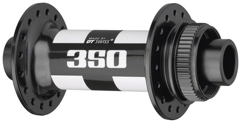 DT Swiss 350 Front Hub 12 x 100mm CenterLock Black 32h