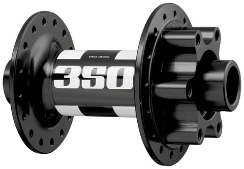 DT Swiss 350 Front Hub 15 x 110mm 6Bolt Black/White 28h