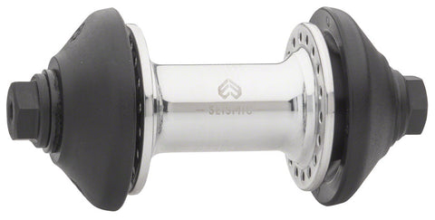 Eclat Sei SMic Front Hub 36H 2 Hub Guards Silver Polished